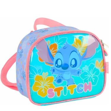 Imagem de Lancheira Escolar Térmica Disney Stitch Aloha Turquesa LA42403SC