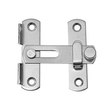 Imagem de Suporte de parafuso de porta, armário de móveis, fecho de cadeado, dobradiça de segurança de aço inoxidável, trava de trava de janela (5 cm)