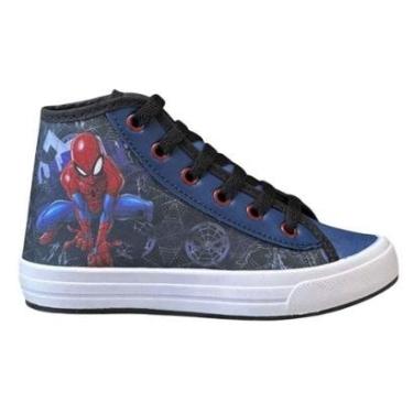 Imagem de Tênis Marvel Homem-Aranha Cano Alto Infantil - Preto 31-Unissex