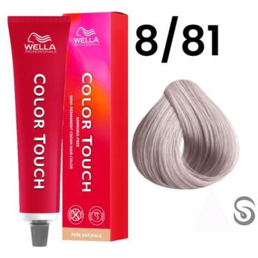 Imagem de Wella Color Touch Tonalizante 8/81 Louro Claro Pérola Acinzentado Rich