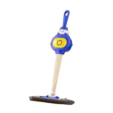 Imagem de YIJU Esfregão infantil com luzes e sons, elétrico, brinquedo de esfregão para crianças, presente de aniversário, ferramenta de limpeza interativa e, Azul