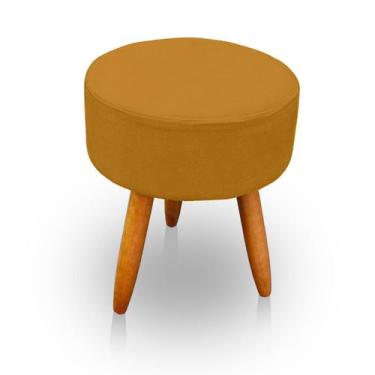 Imagem de Puff Redondo para Sala e Quarto Suede  - LH Decor - Los Hermanos Decor