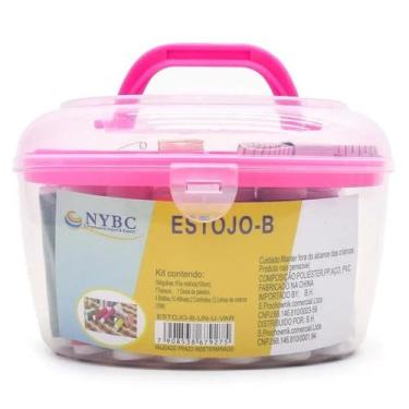 Imagem de Kit de Costura Portátil com Estojo Transparente - NYBC