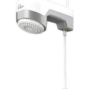 Imagem de Chuveiro E-Lev  220V7500W  - Enerbras Branco/Prata