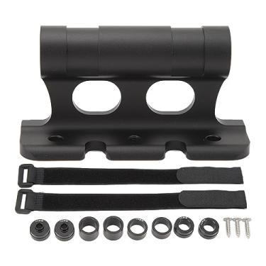 Imagem de Cuofyunl suporte de garfo preto, liberação rápida através do eixo, suporte de garfo dianteiro, rack de teto de carro, acessórios de suporte de bicicleta