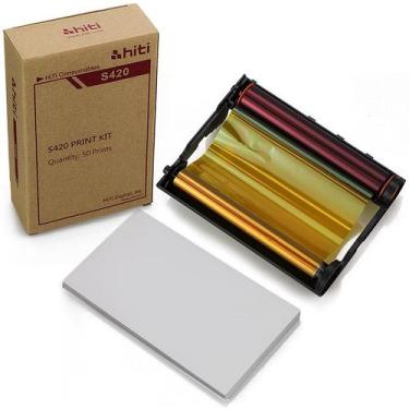 Imagem de Papel e Ribbon HiTi para impressoras S420