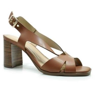 Imagem de Sandália Feminina com Salto Bloco Cazzualen 973-8372-Feminino