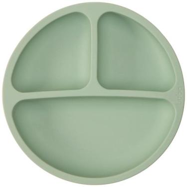Imagem de Prato silicone com ventosa buba 15630 verde