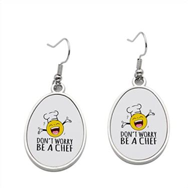 Imagem de Brinco Don't Worry Chef – Brincos pendurados para meninas – Presente de festa de aniversário dos namorados