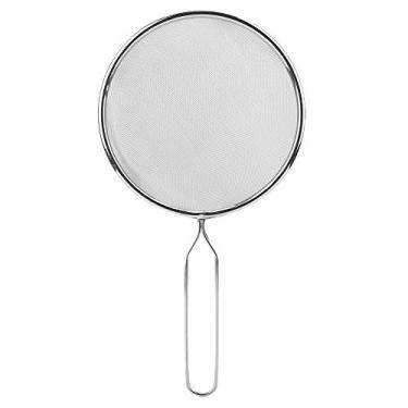 Imagem de Filtro de peneira para animais de estimação pá de areia para répteis colher de aço inoxidável filtro de filtro de malha fina para tartaruga, lagarto, aranha, cobra