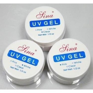 Imagem de 3 Gel UV Para Unhas Tips Fibra Acrigel Banho de Gel