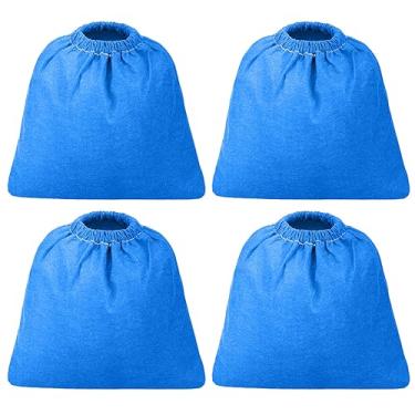 Imagem de Pacote com 4 filtros de pano VRC5 para aspiradores de pó molhado/seco de 1,5 a 3,2 galões, Craftsman 2 e 2-1/2 galão. Shop Vac 916949, 9-16949, também serve para Armor All AA155 AA256 AA255 2,5 galão,