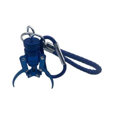 Imagem de Deevoka Chaveiro de máquina de garra, pingente de chaveiro de máquina de garra de fliperama, para homens, adolescentes, meninas, meninos, crianças, presentes, Azul