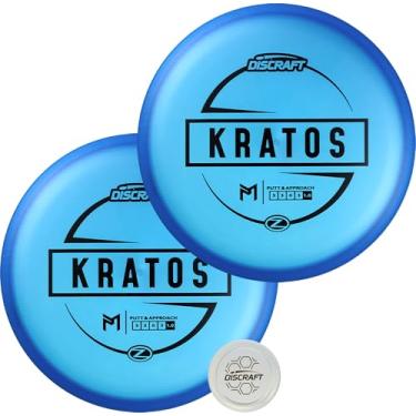 Imagem de Discraft Paul McBeth Z Kratos Pacote com 2 - Conjunto de Série Assinatura com Discos Azul Combinando (173g-174g) e Tampa de Encaixe Exclusiva