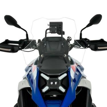 Imagem de KATIE DEVI Para-brisas Grande 50 cm Alto Fluxo de Ar Defletor de Vento Substituição para BMW R1300GS R1300 GS R 1300 GS ADV Adventure 2023 2024 Acessórios de Motocicleta (Transparente)