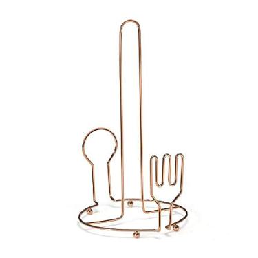 Imagem de Porta Rolo de Papel Toalha Querida, 14cm, Rosé Gold, Arthi