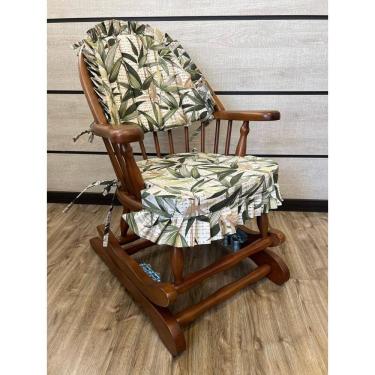 Imagem de Cadeira de Balanço Vinales Verde 90/40 x 60 x 50 - Moveis De Gramado