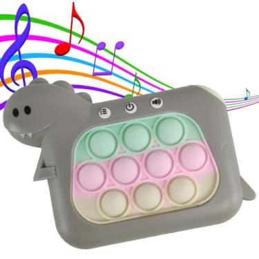 Imagem de Pop It Mini Game Interativo Dinossauro Luzes Som 4 Modos Divertido Ant