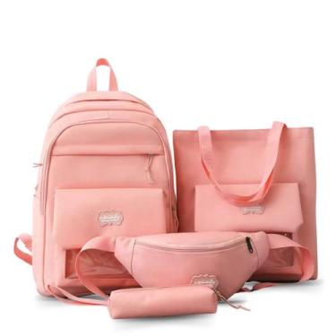 Imagem de Kit 4 Mochila Grande, Bolsa, Pochete E Estojo Liquidação Top - Alwy, R