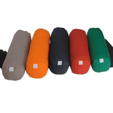 Imagem de Bolster Yoga Almofada Cilindríca - Mandala Yoga, laranja