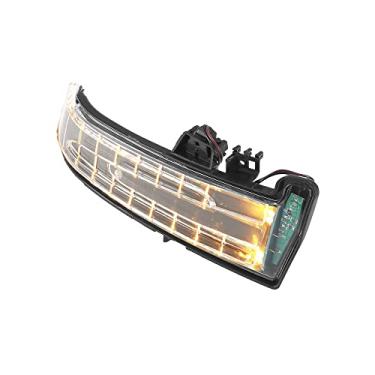 Imagem de ACROPIX Espelho retrovisor de porta do lado direito do passageiro luz indicadora de seta apto para Mercedes-Benz C300 - Pacote com 1 preto
