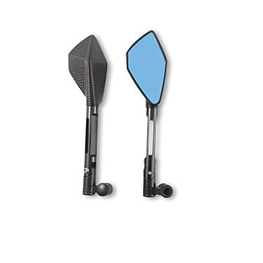 Imagem de Espelho retrovisor universal para motocicletas espelho lateral com parafuso 8 mm 10 mm