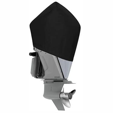 Imagem de TeBaisea Meia capa para motor de popa, resistente à prova d'água para motor de popa Mercury, compatível com 250 HP, 300 HP e 200 a 300 PRO XS 4 tempos V8 4,6L (2018>)