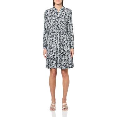 Imagem de Tommy Hilfiger Camisa feminina manga longa estampa floral vestido esportivo, Combo Sky Captain, PP