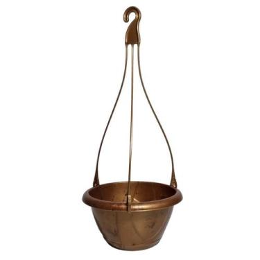 Imagem de Bacia 19cm com Haste para Jardim Suspenso Vaso anti-dengue - Verde Gar