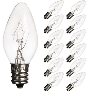 Imagem de OHLGT Pacote com 12 Lâmpadas de Sal de 15 Watts, Lâmpadas de Sal Do Himalaia, Lâmpadas de Reposição Originais, Soquete E12, Lâmpadas Incandescentes de Longa Duração, Luz Quente