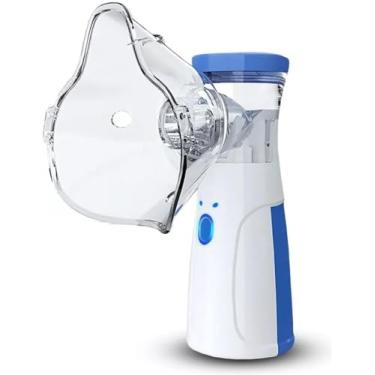 Imagem de Inalador Nebulizador Portátil Ultrassônico Sem Fio: Ideal para Crianças, Adultos e Idosos - Tratamento de Asma, Bronquite e Bem-Estar Respiratório Eficaz, Prático e Silencioso