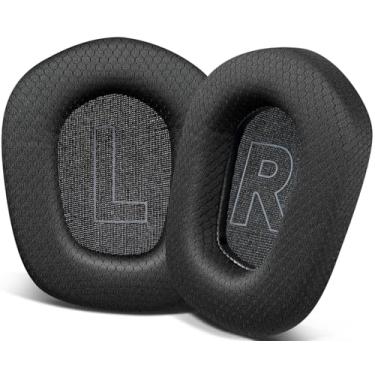 Imagem de SOULWIT Substituição Profissional de Almofadas de Ouvido em Tecido de Malha para Logitech G733 G335 Lightspeed Headset de Jogos Sem Fio, Com Espuma de Isolamento de Ruído Confortável