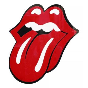 Imagem de Placa Boca Rolling Stones Acrílico Decorativa - CNC Sorocaba