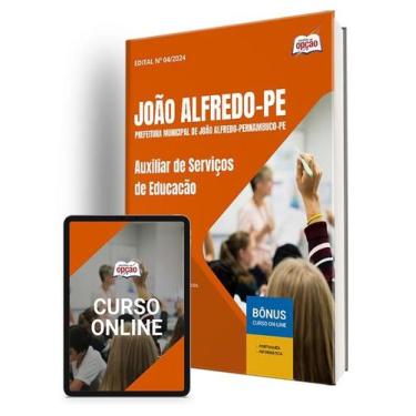 Imagem de Apostila Prefeitura de João Alfredo - PE 2025 - Auxiliar de Serviços d