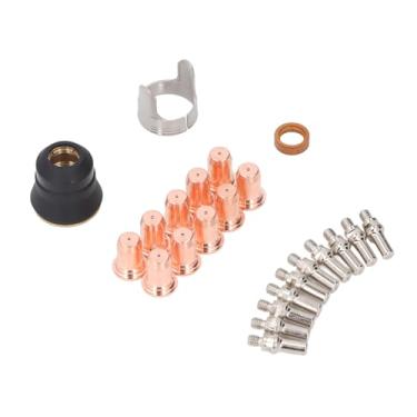 Imagem de Cutter de Plasma Consumíveis, Bico de Bronze Corte 23 Peças Estabelecidas para Reparar