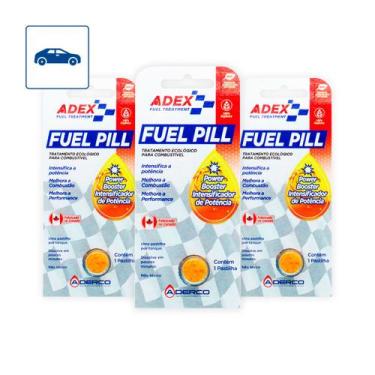 Imagem de Aditivo Para Combustível BOOSTER ADEX Pastilhas Kit 3 Unid - ADERCO
