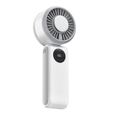 Imagem de ALSKIP Ventilador portátil Turbo portátil atualizado – Motor de alta velocidade de 13500 RPM, 3 em 1 (portátil/pescoço/desktop), bateria de 4000 mAh (3-10H), resfriamento instantâneo TEC, compacto e