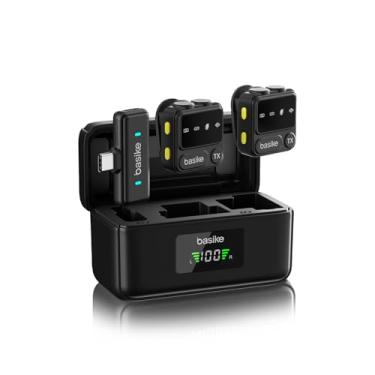 Imagem de Microfone Lapela, Microfone De Lapela Sem Fio, Microfone Para Celular Com à Prova De Vento, Tipo-C