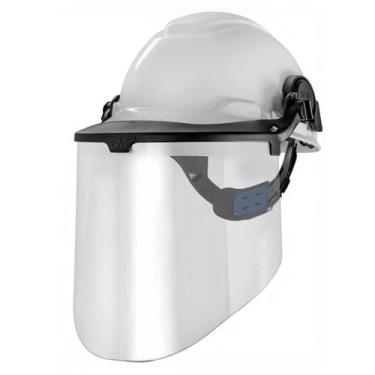 Imagem de Kit Capacete H700 Ajuste Fácil + Protetor Facial FGF-700 3M