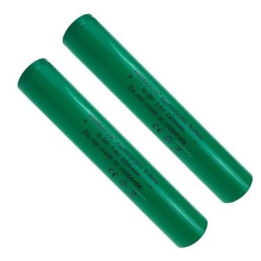 Imagem de Baterias recarregáveis 3,6V 2200mAh Ni-MH 75175 compatíveis com Streamlight Stinger Parts XT, DS, LED HP, 75175/75375, FL126, PolyStinger, Pelican M9 Lanterna (pacote com 2 x 75175 baterias