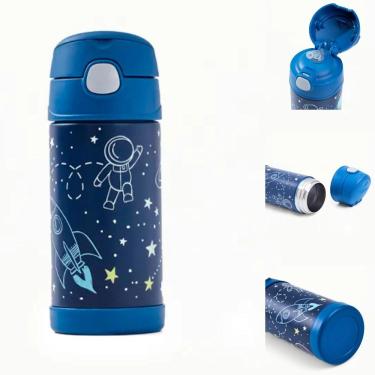 Imagem de Garrafa Térmica Funtainer Astronauta Azul - 355ml - Thermos