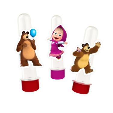 Imagem de Mini Personagem Decorativos Masha E O Urso 12 Unidades