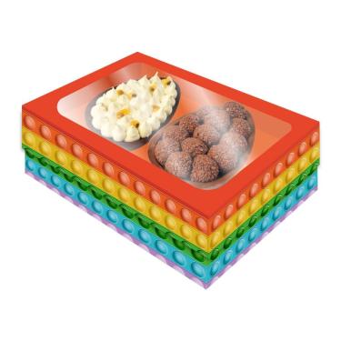 Imagem de Embalagem Para Ovo De Colher Pop It 2 Ovos - 150g