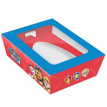 Imagem de Embalagem Para Ovo De Colher Patrulha Canina - 350g