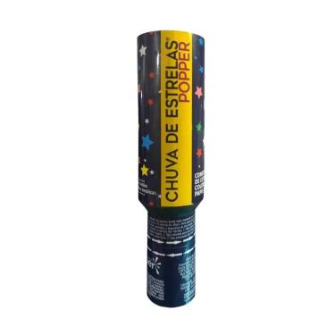 Imagem de Lança Confete Chuva De Estrelas Colorida Papel Crepom - 30cm