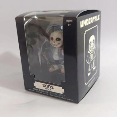 Imagem de Undertale Sans Flowey PVC Figuras de ação brinquedos - Bandai, com cai