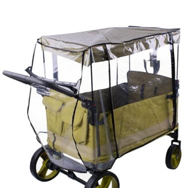 Imagem de Capa de Chuva para Carrinho de Bebê - Proteção Impermeável Para Carrinho Com Cobertura - Acessórios De Proteção Para Pesca Caminhadas Praia E Piquenique