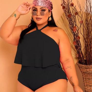 Imagem de Blusa Body Bory Bori Babado Regata Blusinha Camiseta Plus Size Bloguer
