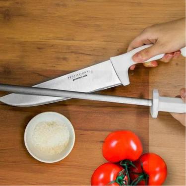 Imagem de Afiador amolador de facas profissional 8 Polegadas Chaira Gourmet Mix 