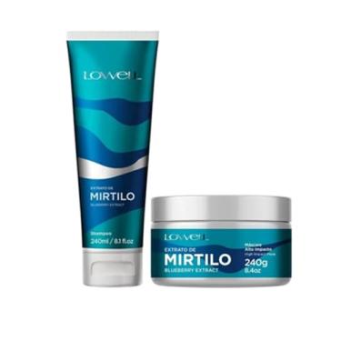 Imagem de Kit Extrato de Mirtilo Shampoo 240 ml + Máscara 240 g Lowell